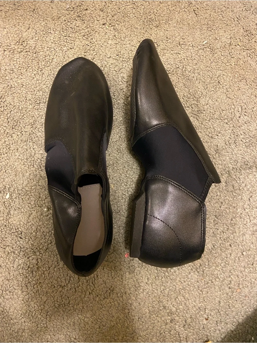 Women’s Black Slip-On Jazz Shoes